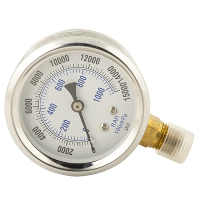 BVA Hydraulics Dry Hydraulic Pressure Gauges GD4014