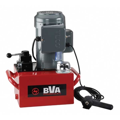 BVA Hydraulics Electric Pumps with Pendant Switch for Single Acting Cylinders PE50W3N03A