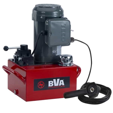 BVA Hydraulics Electric Pumps with Pendant Switch for Double Acting Cylinders PE50W4N25A